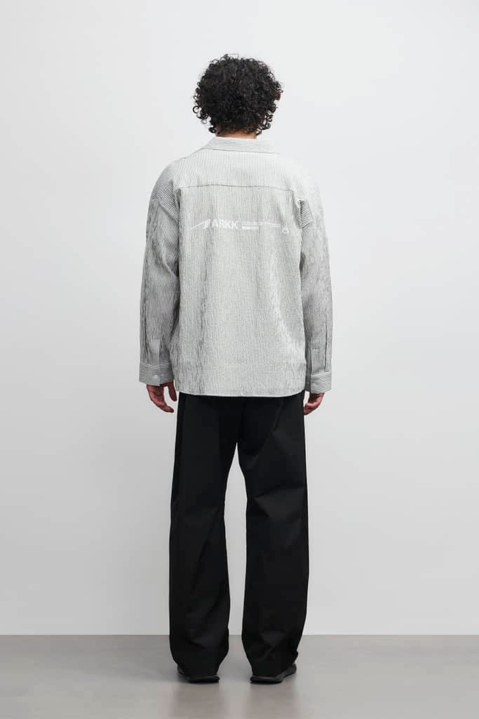 ARKK Apparel ARKK Logo Seersucker Shirt | Vintage Green Shirt
